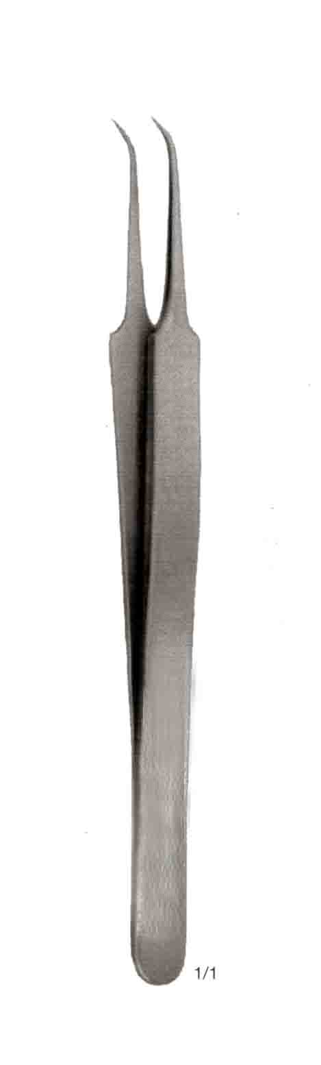 TİTANYUM MİKRO PENSET EĞRİ 11CM